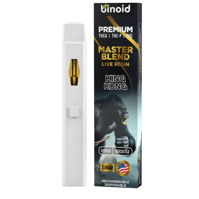 MASTER BLEND LIVE RESIN DISPOSABLE – 3 GRAM - KING KONG