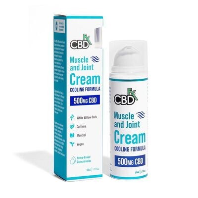 CBDFX CBD CREAM MUSCLE & JOINT 500MG