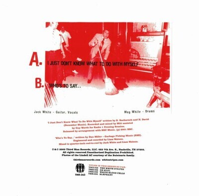 White Stripes – I Just Don't Know What To Do With Myself 7"