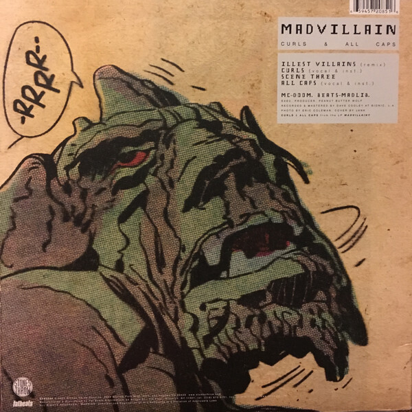 Madvillain ‎– Curls &amp; All Caps 12" vinyl single