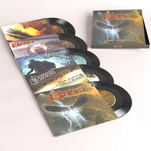 Saxon ‎– Thunderbolt: The Singles 7" box set