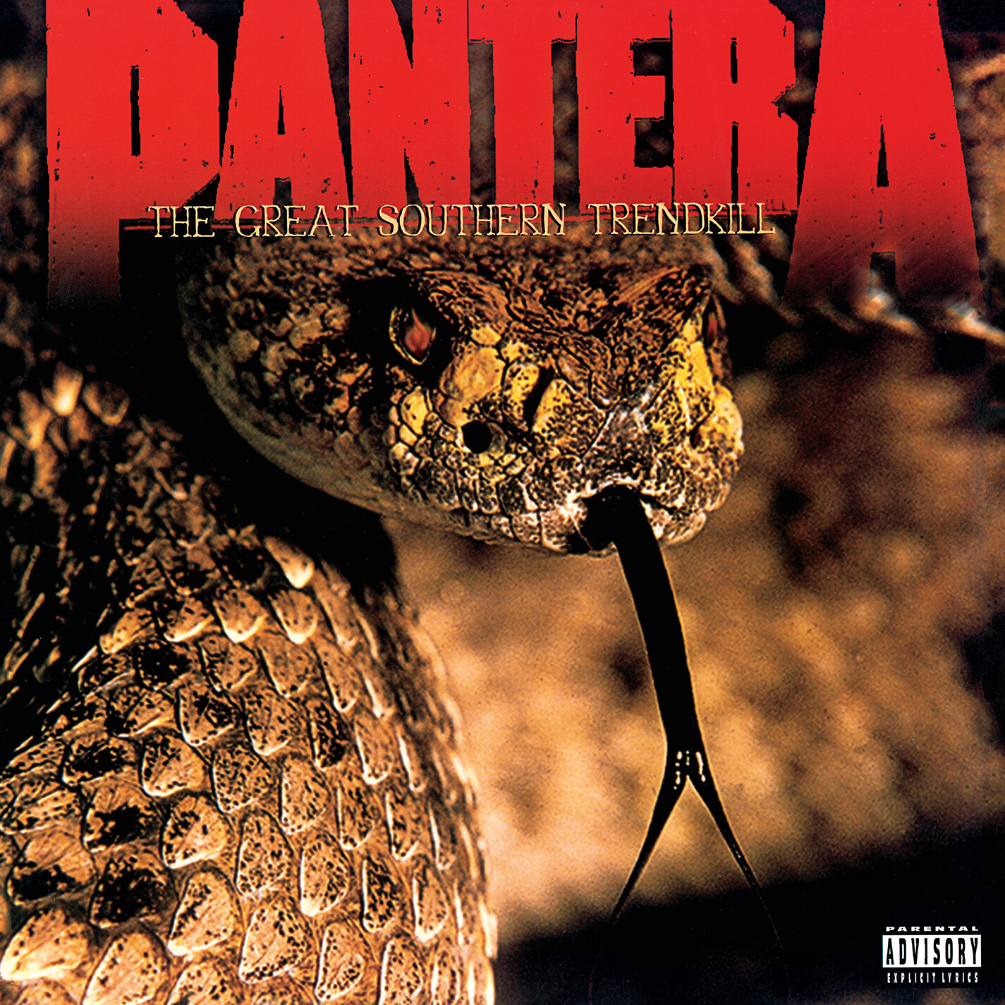 Pantera ‎– The Great Southern Trendkill LP white and sandblasted orange marbled vinyl