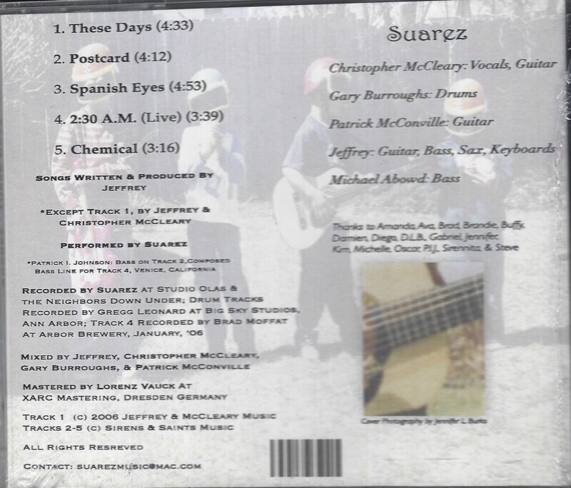 Suarez - These Days CD**