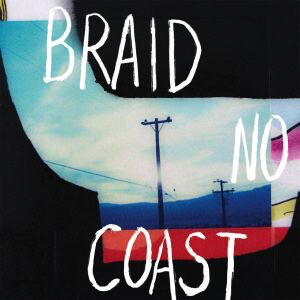 Braid -- No Coast LP opaque orange with black splatter