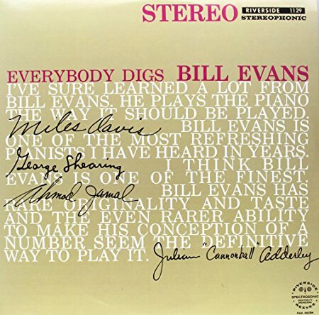 Bill Evans Trio ‎– Everybody Digs Bill Evans LP