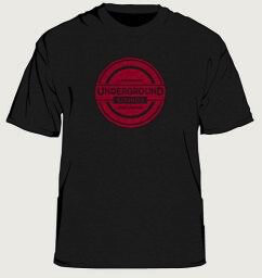 UNDERGROUND SOUNDS SHIRT BLK/RED XXXXL 2013
