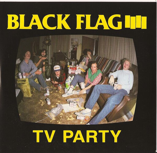 Black Flag -- TV Party 7"