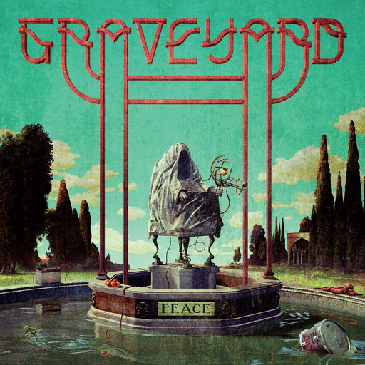 Graveyard -- Peace LP red with white splatter vinyl