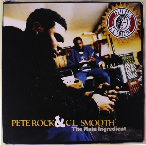 Pete Rock &amp; C.L. Smooth ‎– The Main Ingredient LP clear vinyl