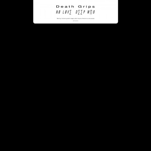 Death Grips ‎– No Love Deep Web LP