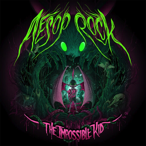 Aesop Rock ‎– The Impossible Kid LP neon green &amp; neon pink
