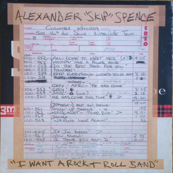 Alexander "Skip" Spence - I Want A Rock & Roll Band / I Got A Lot To Say/Mary Jane 7"