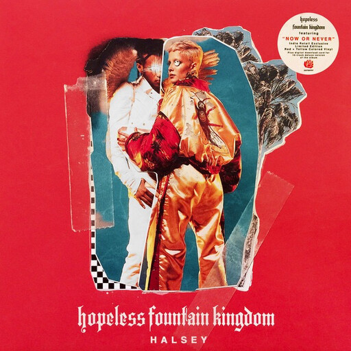 Halsey – Hopeless Fountain Kingdom LP clear w/ teal splatter vinyl