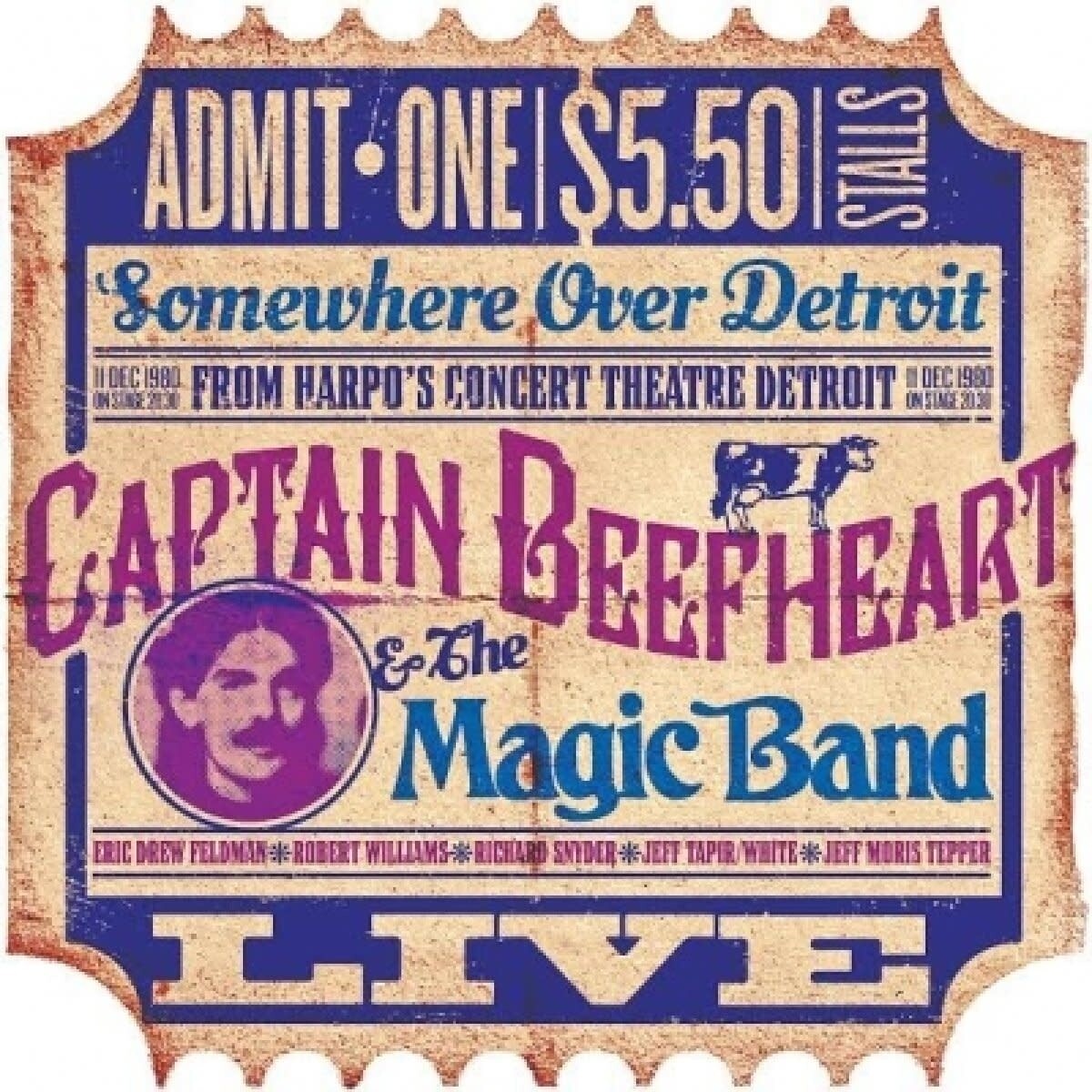 Captain Beefheart & The Magic Band – Somewhere Over Detroit CD