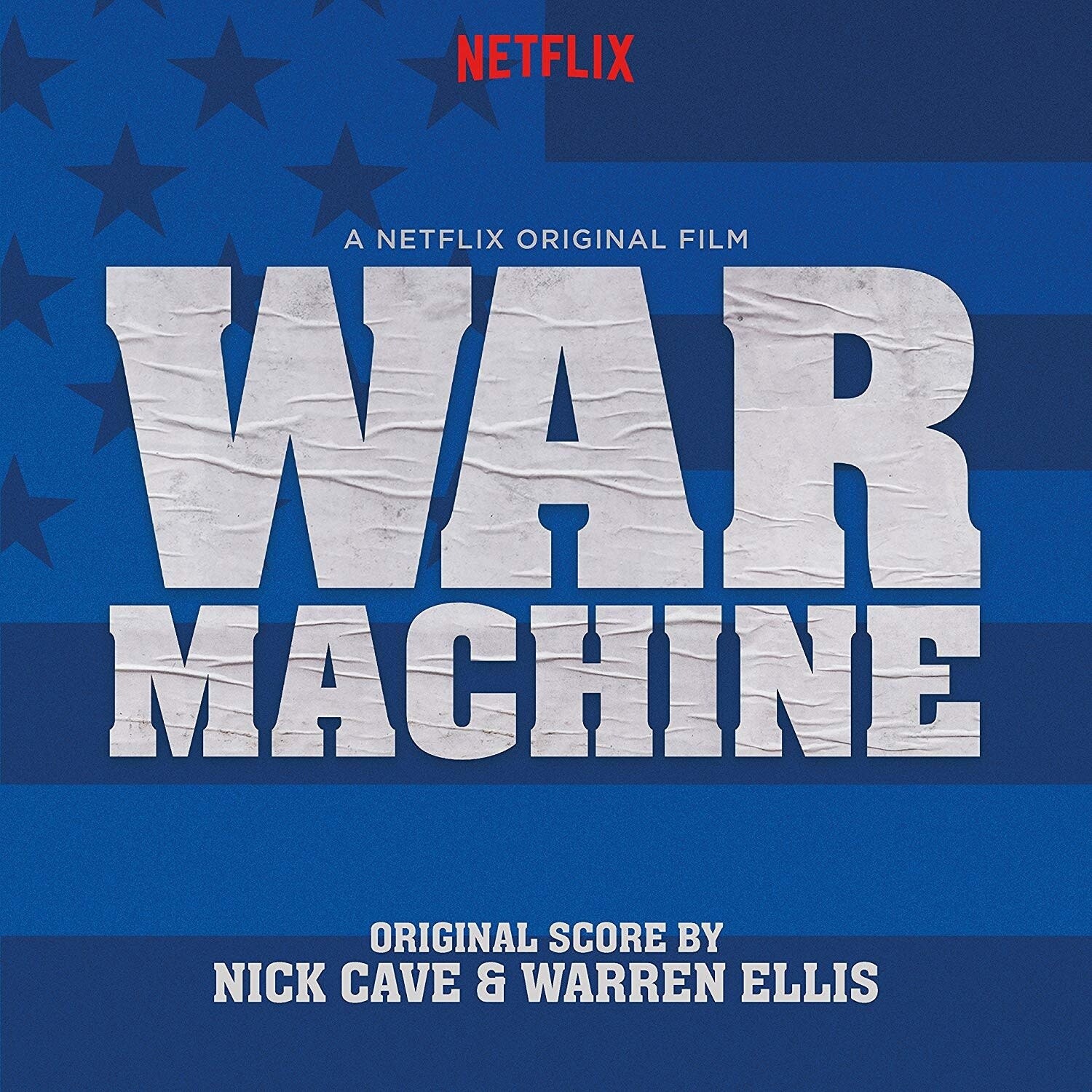Nick Cave &amp; Warren Ellis ‎– War Machine (Original Score) LP blue vinyl