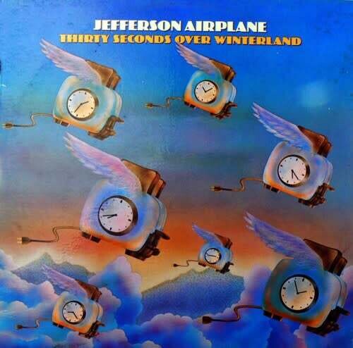 Jefferson Airplane ‎– Thirty Seconds Over Winterland LP sky blue vinyl