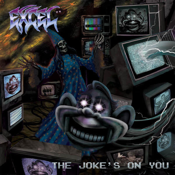 Excel ‎– The Joke&#39;s On You LP purple vinyl