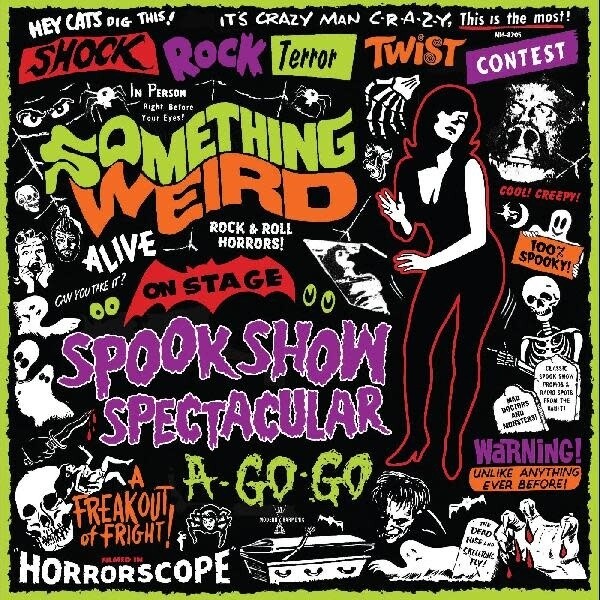 Various ‎– Something Weird Spook Show Spectacular A-Go-Go LP green vinyl with DVD