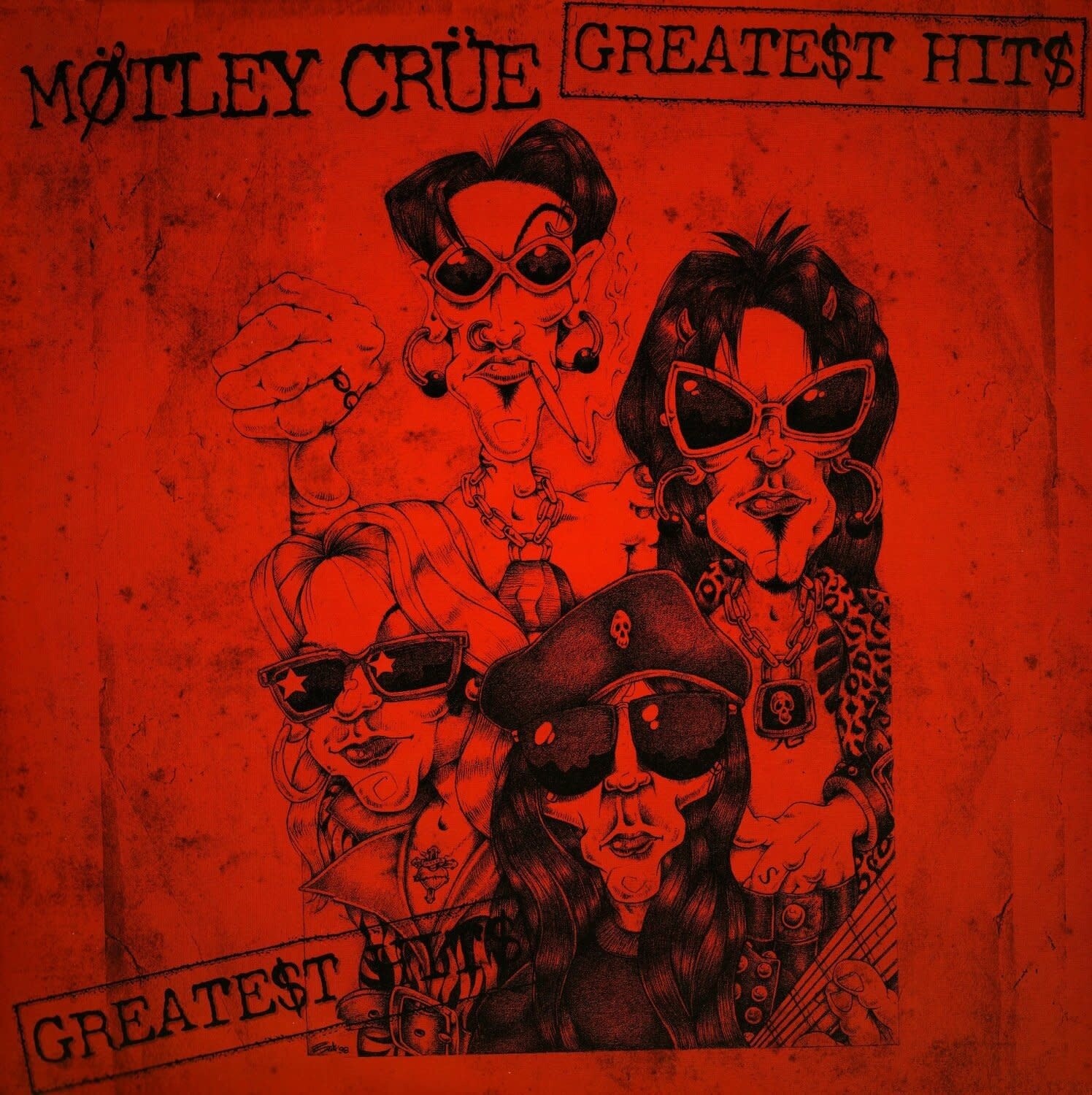 Mötley Crüe ‎– Greate$t Hit$ (Greatest Hits) LP