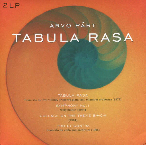 Arvo Pärt ‎– Tabula Rasa LP