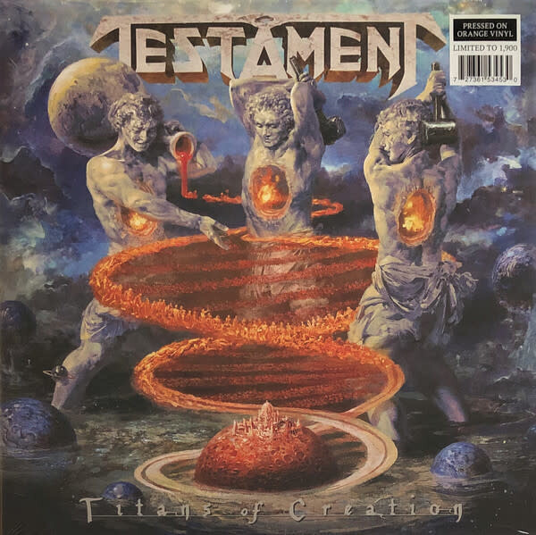 Testament – Titans of Creation LP orange vinyl