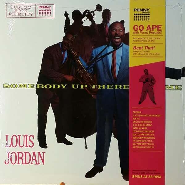 Louis Jordan ‎– Somebody Up There Digs Me LP + CD
