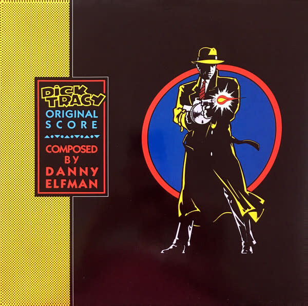 Danny Elfman ‎– Dick Tracy (Original Score) LP transparent blue vinyl