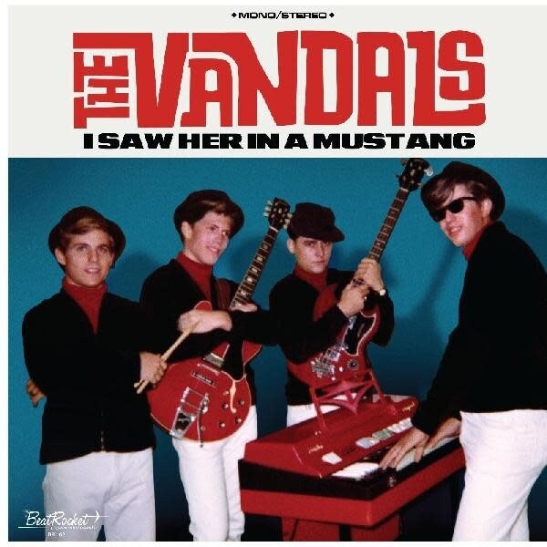 Vandals - I Saw Her In A Mustang LP ford blue vinyl