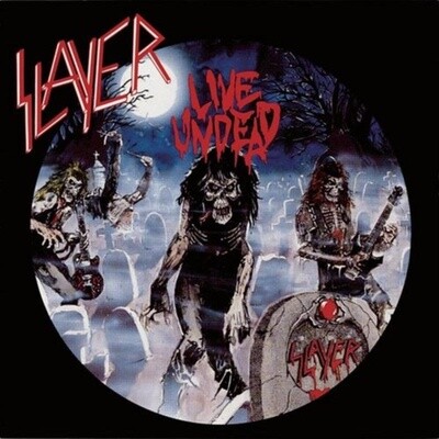 Slayer – Live Undead EP 12&quot; blue/black split vinyl