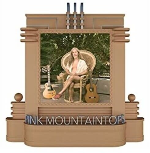 Pink Mountaintops – Peacock Pools LP light blue with green, yellow, and blue splatter*