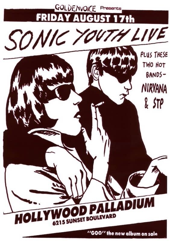 Sonic Youth - Live poster