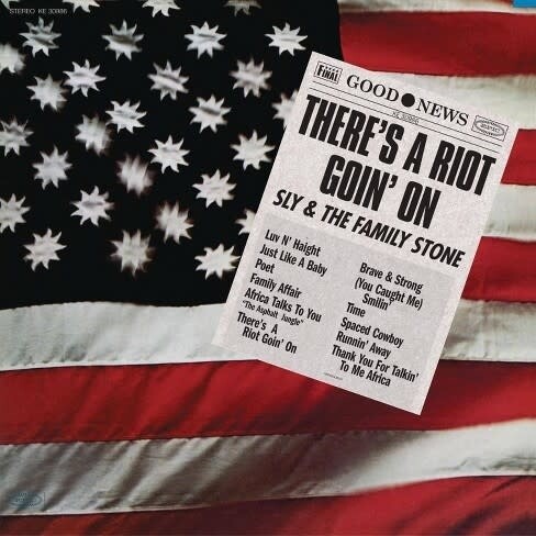 Sly &amp; The Family Stone – There's A Riot Goin' On LP red vinyl