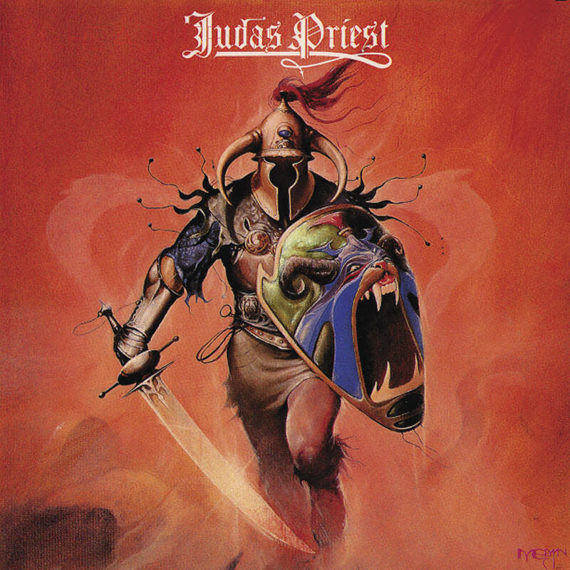 Judas Priest – Hero, Hero LP red &amp; blue vinyl