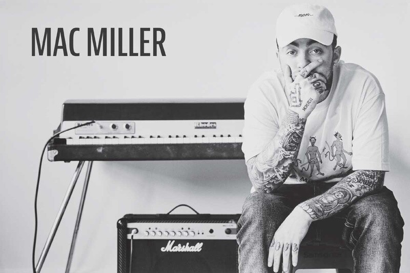 Mac Miller - Keyboard horizontal poster