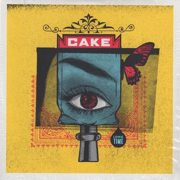 Cake – Long Time 7&quot; blue marble vinyl