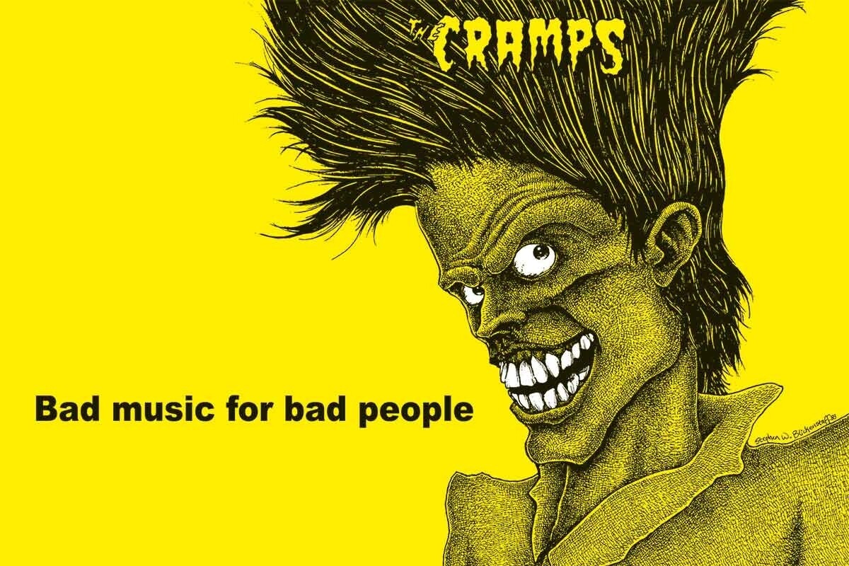 Cramps - Bad Music For Bad People horizontal poster