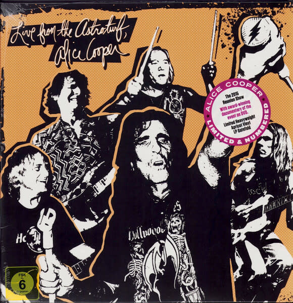 Alice Cooper – Live From The Astroturf LP apricot vinyl with DVD*