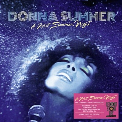 Donna Summer – A Hot Summer Night LP clear vinyl 40th anniversary edition