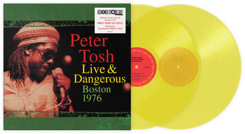 Peter Tosh – Live &amp; Dangerous: Boston 1976 LP yellow vinyl