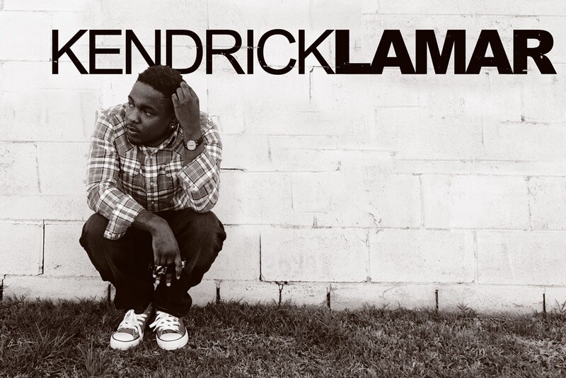 Kendrick Lamar - Crouching horizontal poster