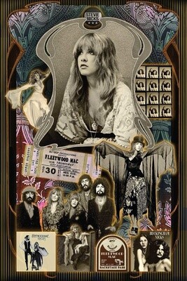Stevie Nicks - FM Collage poster