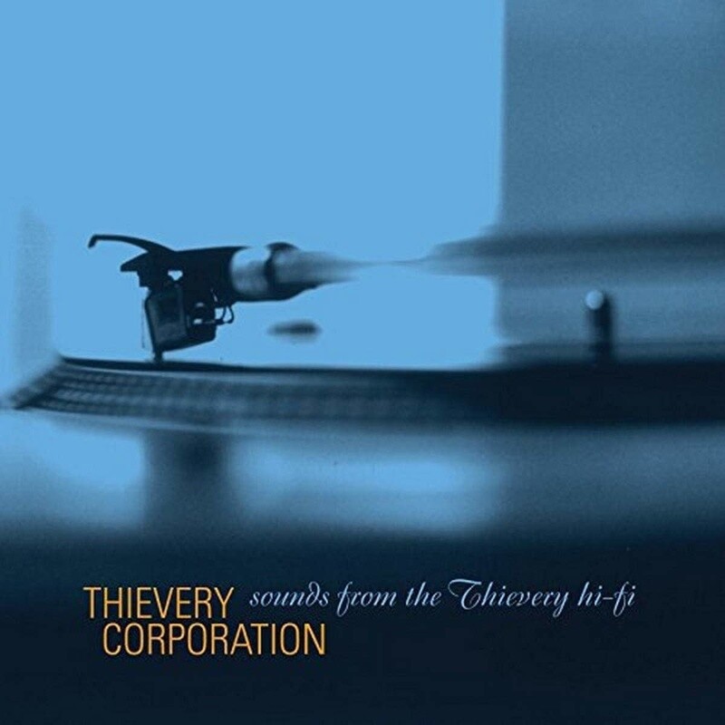 Thievery Corporation ‎– Sounds from the Thievery Hi-Fi LP orange vinyl