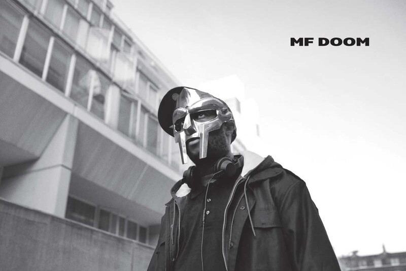 MF Doom - Mask Walking horizontal poster