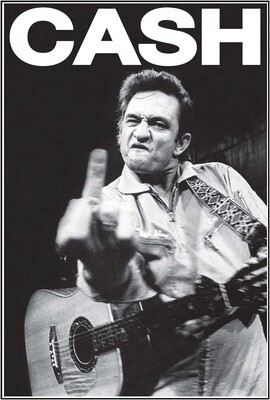 Johnny Cash - Finger poster