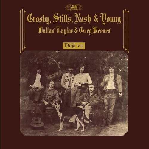 Crosby, Stills, Nash &amp; Young – Déjà Vu LP gold vinyl