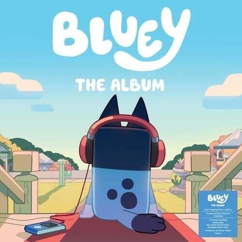 Joff Bush &amp; the Bluey Music Team – Bluey the Album LP blue vinyl