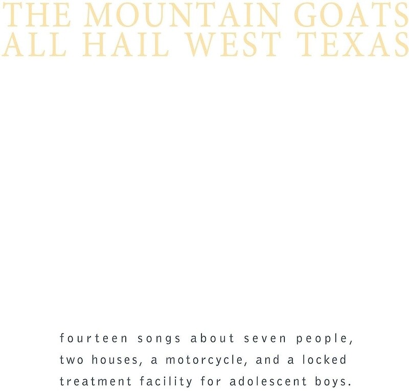 Mountain Goats – All Hail West Texas LP yellow vinyl