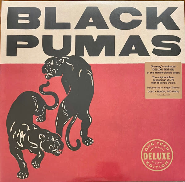 Black Pumas – Black Pumas LP black/red/gold vinyl