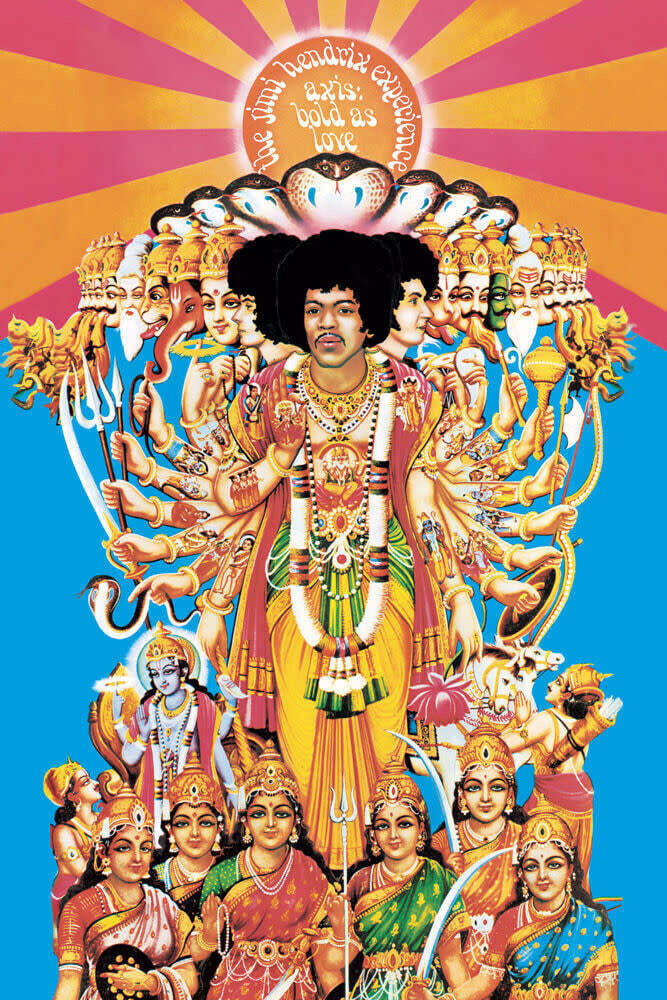Jimi Hendrix - Axis Bold as Love poster
