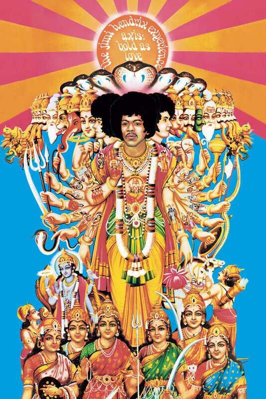 Jimi Hendrix - Axis Bold as Love poster